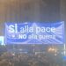 Sì alla pace, no alla guerra: la manifestazione di Sant’Egidio.