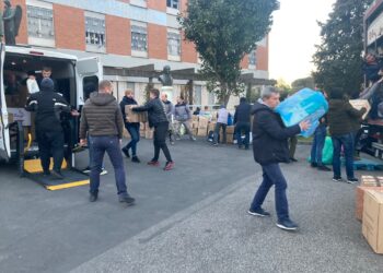 Ucraina, Roma si mobilita. La basilica di Santa Sofia raccoglie gli aiuti.