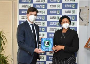 Regione Marche, il Presidente Acquaroli riceve Ambasciatrice Sudafrica