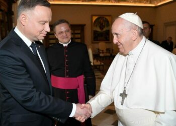 Incontro tra il Papa e il presidente polacco Duda