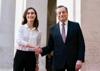 Il Presidente del Consiglio Mario Draghi ha incontrato la Prima Ministra della Finlandia Sanna Marin