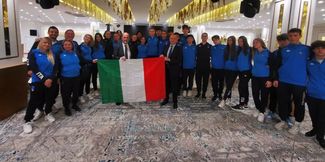 Campionati del Mediterraneo: delegazione azzurra accolta in Giordania dall’Ambasciatore italiano