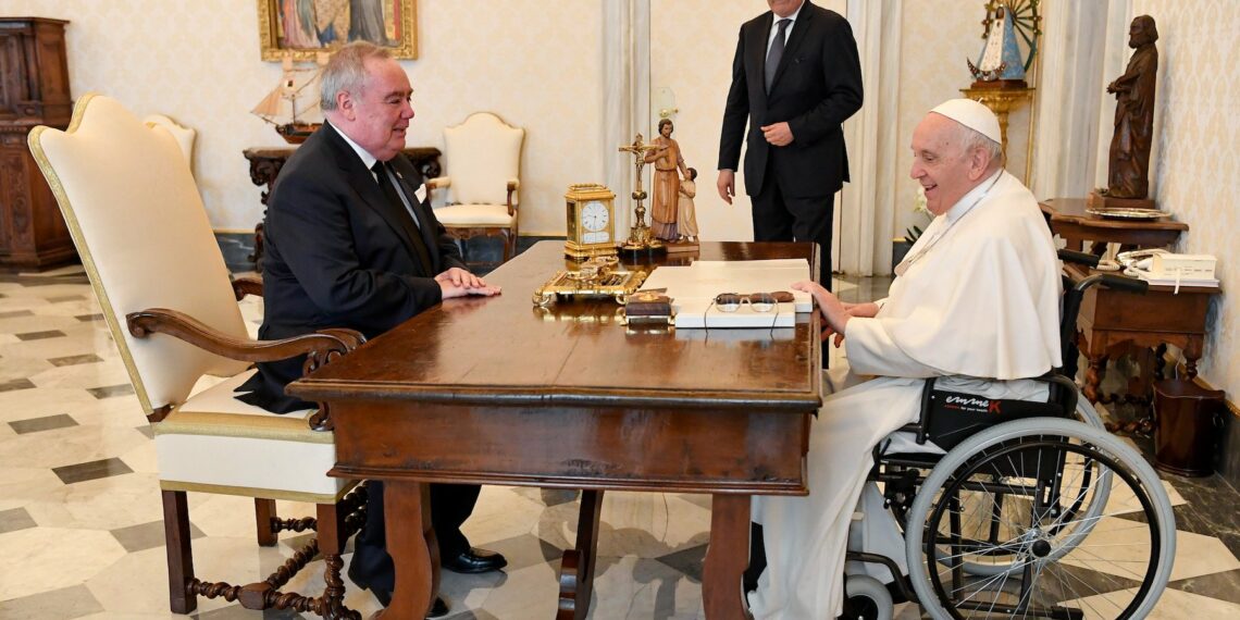 Udienza in Vaticano per il Luogotenente di Gran Maestro del Sovrano Ordine di Malta, Fra’ John Dunlap