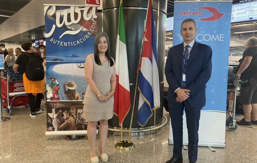 La Neos inaugura il volo diretto Roma-L’Avana alla presenza dell’Ambasciatrice di Cuba
