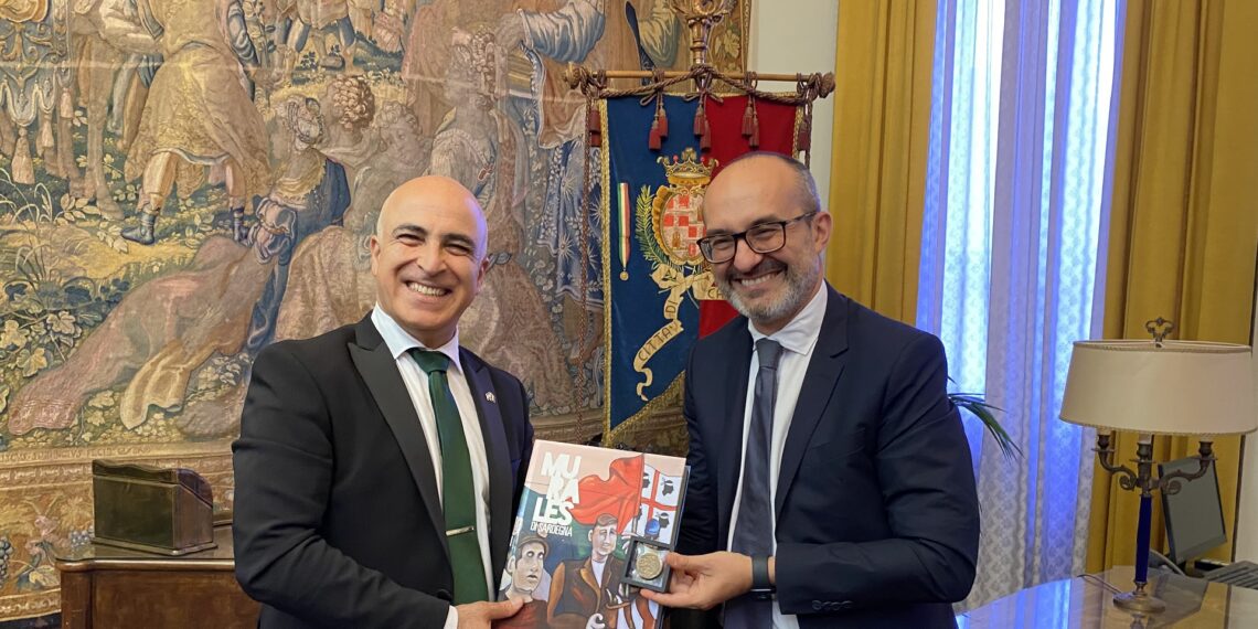 Cagliari, il sindaco Truzzu riceve l’ambasciatore d’Israele Dror Eydar