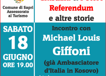 “Giustizia e potere, referendum e altre storie”: incontro a Sapri con Ambasciatore Louis Giffoni