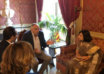 Ambasciatrice dell’India in visita al comune di Palermo
