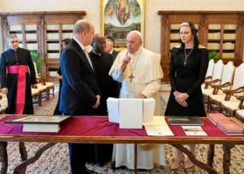 I Principi di Monaco in udienza da Papa Francesco