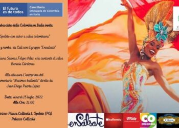 “Spoleto con sabor a salsa colombiana”: venerdì in Umbria anche l’Ambasciatrice Ramirez