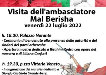 Ambasciatore albanese Mal Berisha in visita a Campomarino