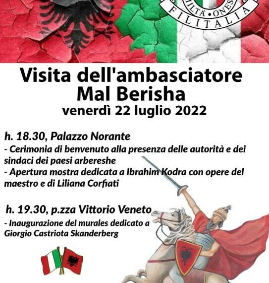 Ambasciatore albanese Mal Berisha in visita a Campomarino