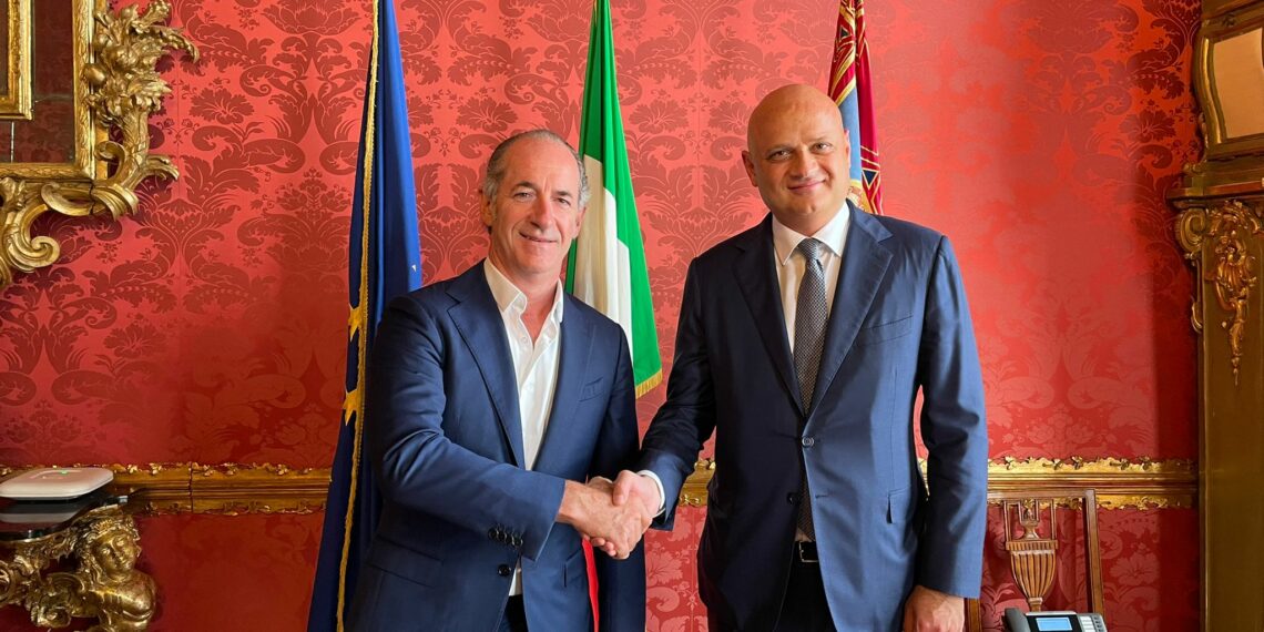 Veneto, Zaia riceve il Console Onorario di Armenia Gagik Sarucanian
