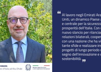 Lorenzo Fanara, nuovo Ambasciatore d’Italia negli Emirati Arabi Uniti
