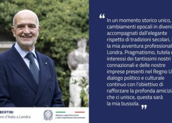 Inigo Lambertini, nuovo Ambasciatore d’Italia nel Regno Unito