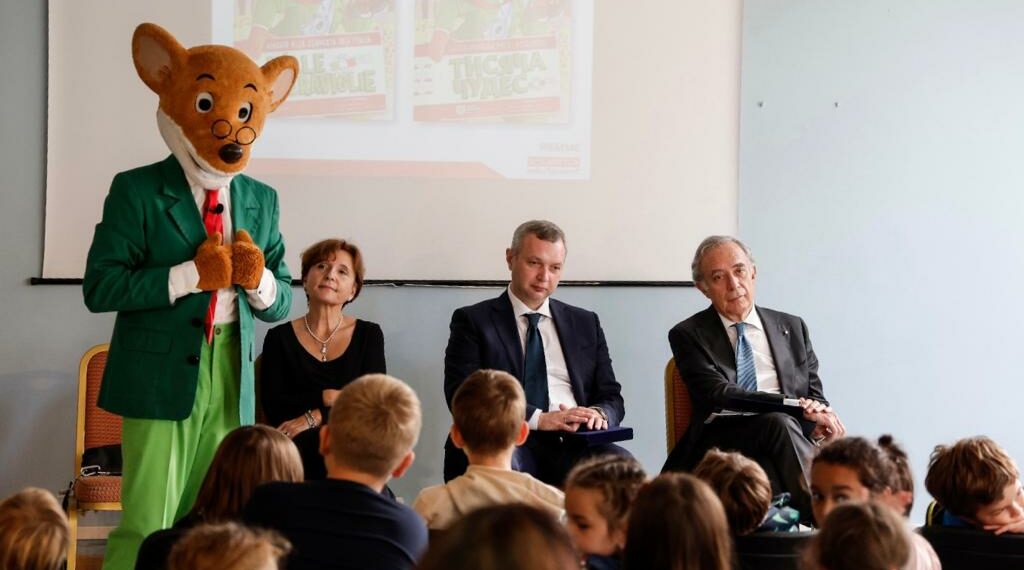 Geronimo Stilton parla ucraino per i bambini accolti in Italia
