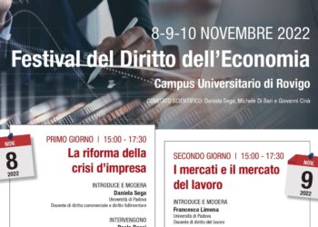 A Rovigo va in scena il Festival del Diritto dell’Economia: diversi i diplomatici presenti