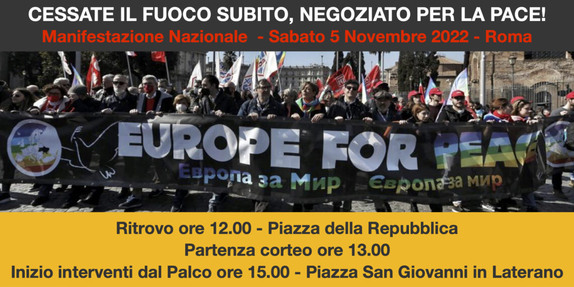 Roma pronta ad accogliere la manifestazione “Europe for Peace”
