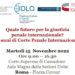 “Quale futuro per la giustizia penale internazionale?”, il 15 novembre convegno a Roma