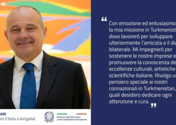 Luigi Ferrari nuovo Ambasciatore Italiano in Turkmenistan