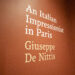 “An Italian Impressionist in Paris: Giuseppe De Nittis”: la mostra a Washington DC