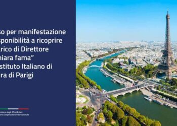 L’Istituto italiano di Cultura di Parigi seleziona nuovo Direttore
