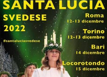I festeggiamenti di Santa Lucia Svedese si terranno a Roma, Torino, Bari e Locorotondo