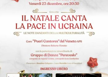 A Vicenza il concerto “Il Natale canta la pace in Ucraina”
