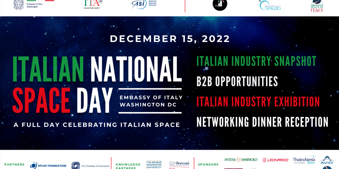 A Washington una giornata dedicata allo Spazio organizzata dall’Ambasciata d’Italia