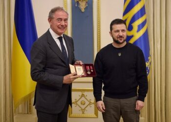 Il Ministro Urso incontra a Kiev il Presidente Zelensky