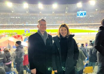 Napoli-Roma, diplomatici americani sugli spalti: “La passione per il calcio è contagiosa”