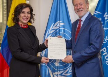 Ambasciatrice Colombia presenta accreditamento a Rappresentante PAM