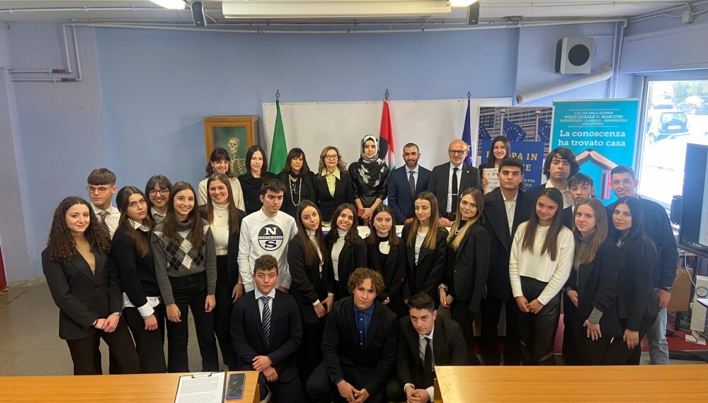 “Embassy Adoption”, delegazione dell’Ambasciata degli Emirati Arabi Uniti visita Liceo di Colleferro