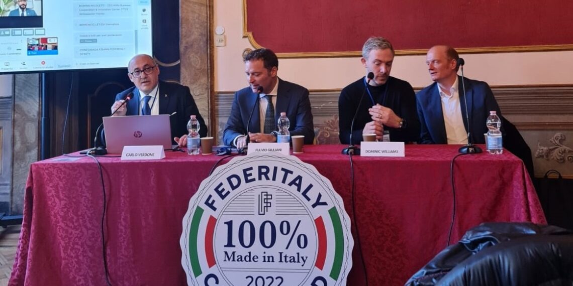 Presentato il Marchio “FederItaly 100% Made in Italy” basato sul Progetto Blockchain realizzato da DFinity