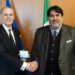 Sardegna, il Presidente Solinas riceve a Villa Devoto l’ambasciatore di Francia Masset