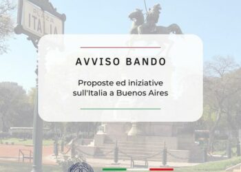 VALORIZZAZIONE ITALIANITÀ A BUENOS AIRES, AVVISO PUBBLICO