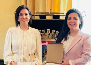 L’Ambasciatrice della Colombia Quessep incontra il Sindaco di Viterbo Frontini