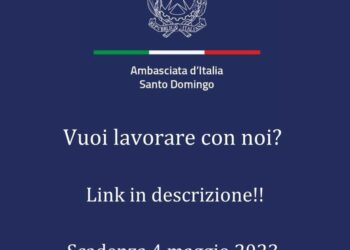 L’Ambasciata d’Italia a Santo Domingo assume