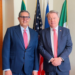 Il presidente della Regione Liguria Toti incontra il Console Generale USA a Milano Needham