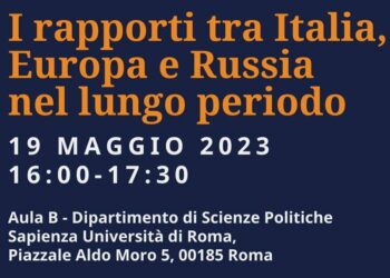 Rapporti Europa-Russia, venerdì a Roma la presentazione del Progetto RUSPOL