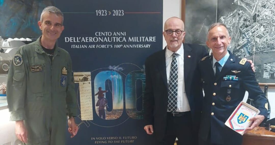 Ciampino, il Console della Moldova Galanti visita il Comando del 31° stormo dell’Aeronautica Militare
