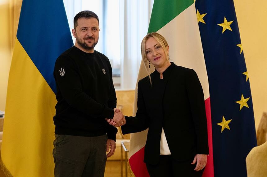 Incontro a Roma Meloni-Zelensky. Il discorso del Presidente del Consiglio