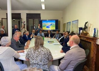L’Ambasciatore tedesco Elbling visita la sede della Comunità del Garda