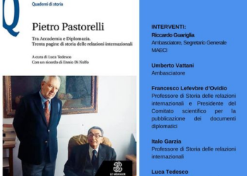 Giovedi alla Farnesina presentazione libro su Pietro Pastorelli