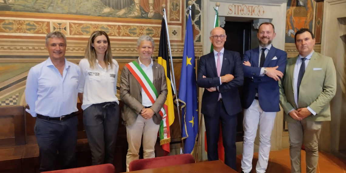 Ambasciatore e Console onorario del Belgio in visita a San Miniato