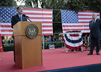 Independence Day a Villa Taverna con tremila ospiti. Tajani: “Relazioni tra Italia e Usa eccellenti”