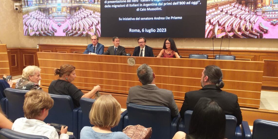 “Italiani d’Argentina” il libro di Caio Mussolini presentato al Senato