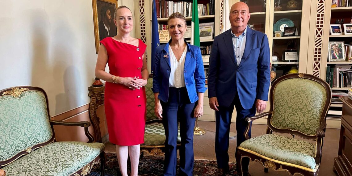 L’Ambasciatrice slovacca Wursterova in visita al Comune di Orvieto