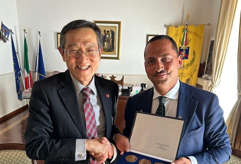 L’Ambasciatore di Taiwan Vincent Y.C. Tsai in visita a Campobasso e Potenza