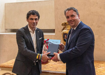 Perugia, il Sindaco Romizi riceve a Palazzo dei Priori l’Ambasciatore d’Ungheria Kovács