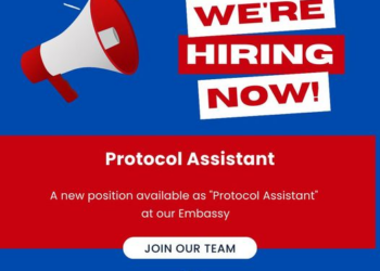 L’Ambasciata Usa presso la Santa Sede assume un impiegato